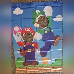 Mario and Lugi Photobooth Banner